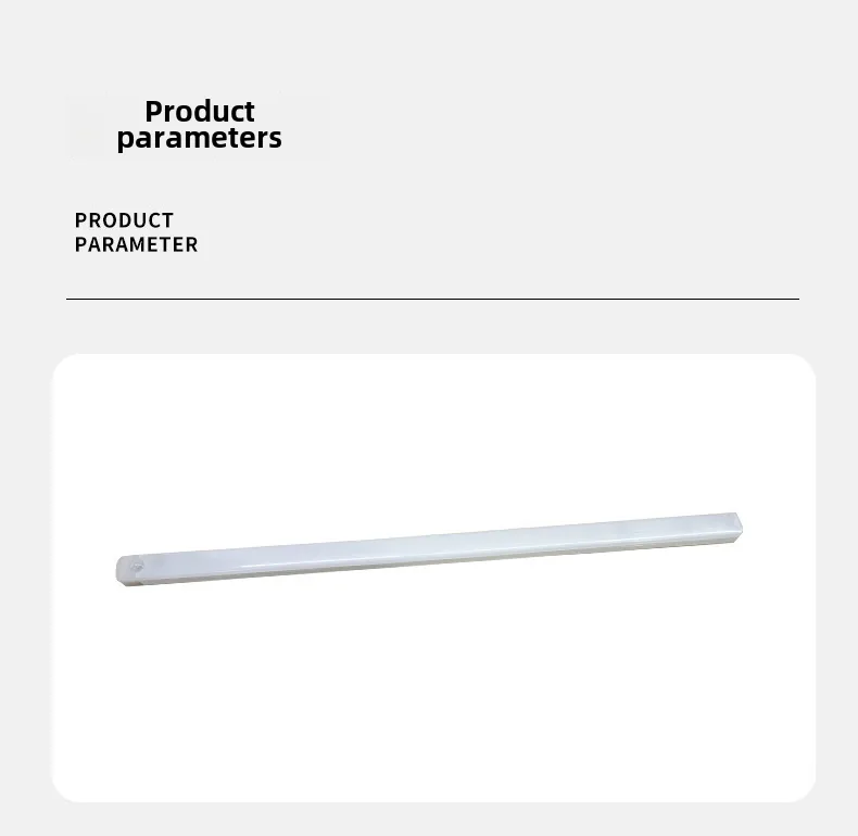 Product shot of the slim aluminum bar with smooth diffuser