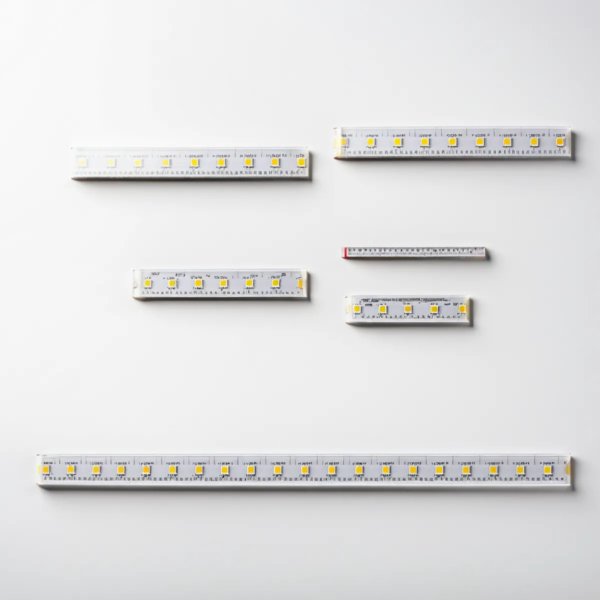 Dimension diagram: 10 cm LED strip bar with length marker, USB charging port, PIR sensor lens and magnetic back
